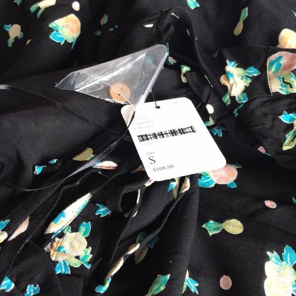 Free People Like A Lady Printed Mini Dress size S - Picture 9 of 11